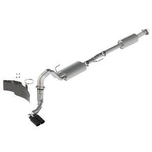 Ford F-150 Performance Exhaust - Dual Side Exit - Ford Racing - Touring Cat Back - Black - `21-`25 Ford F-150 Performance Exhaust - Dual Side Exit - Ford Racing - Touring Cat Back - Black - `21-`25